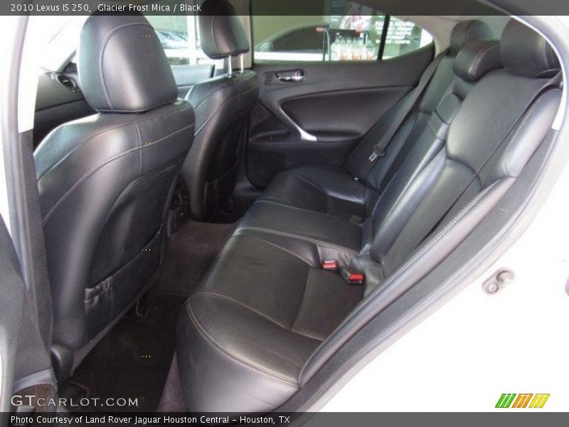 Glacier Frost Mica / Black 2010 Lexus IS 250