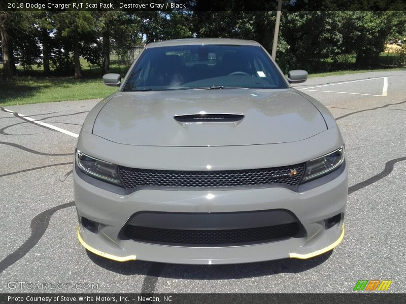 Destroyer Gray / Black 2018 Dodge Charger R/T Scat Pack