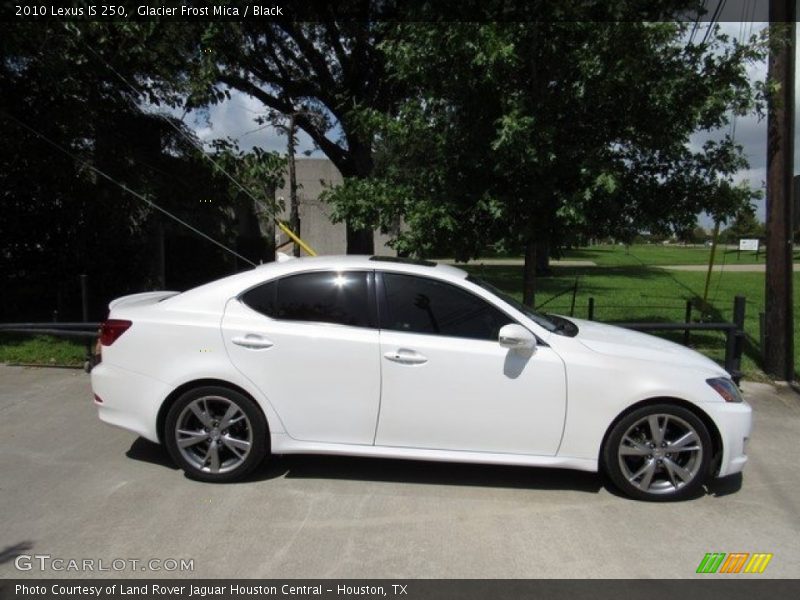 Glacier Frost Mica / Black 2010 Lexus IS 250