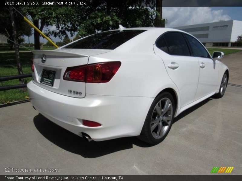 Glacier Frost Mica / Black 2010 Lexus IS 250