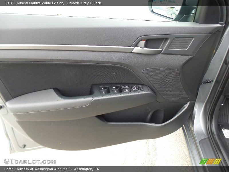 Galactic Gray / Black 2018 Hyundai Elantra Value Edition