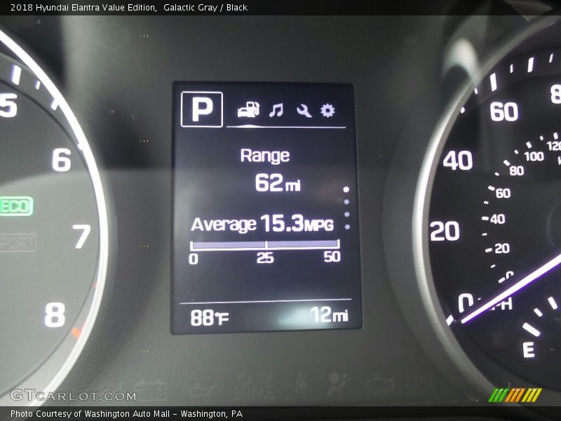 Galactic Gray / Black 2018 Hyundai Elantra Value Edition