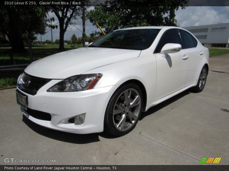 Glacier Frost Mica / Black 2010 Lexus IS 250