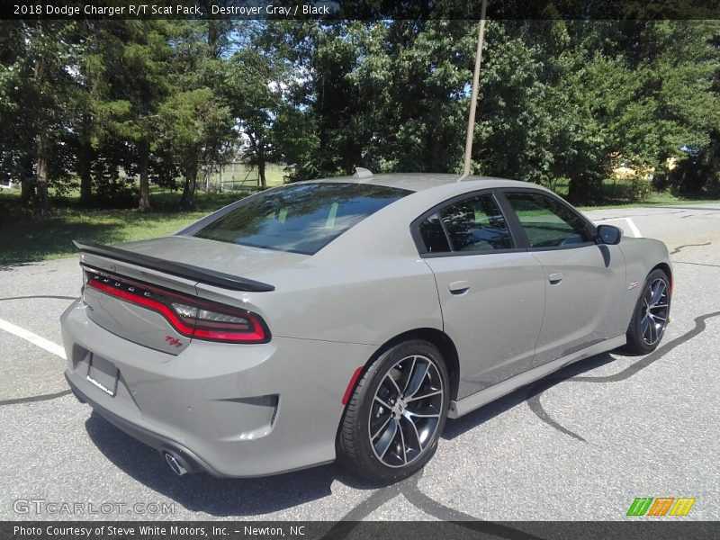 Destroyer Gray / Black 2018 Dodge Charger R/T Scat Pack