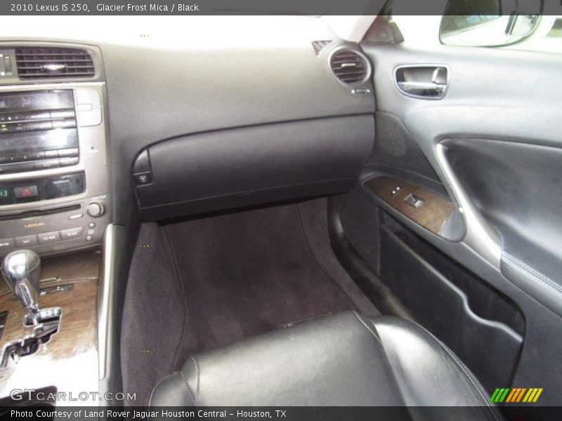 Glacier Frost Mica / Black 2010 Lexus IS 250