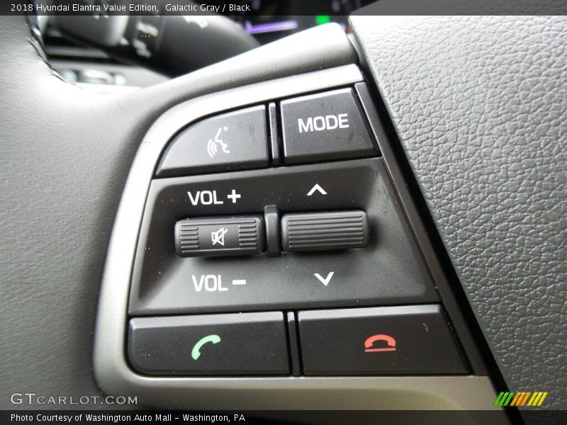 Galactic Gray / Black 2018 Hyundai Elantra Value Edition