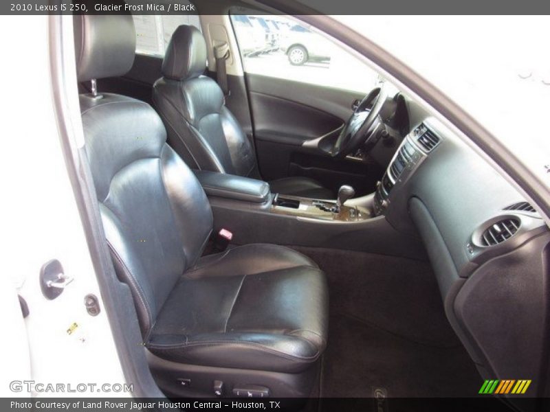 Glacier Frost Mica / Black 2010 Lexus IS 250