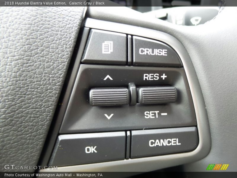 Galactic Gray / Black 2018 Hyundai Elantra Value Edition