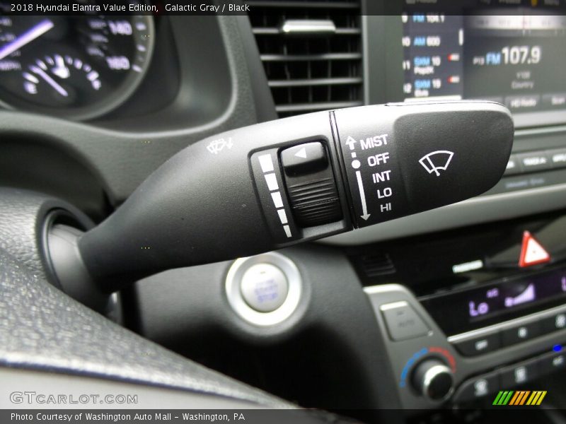 Galactic Gray / Black 2018 Hyundai Elantra Value Edition