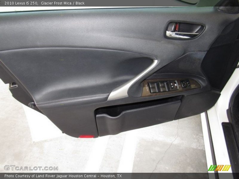 Glacier Frost Mica / Black 2010 Lexus IS 250