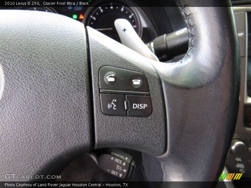 Glacier Frost Mica / Black 2010 Lexus IS 250