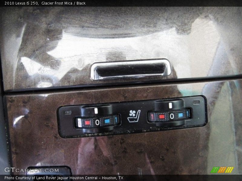 Glacier Frost Mica / Black 2010 Lexus IS 250