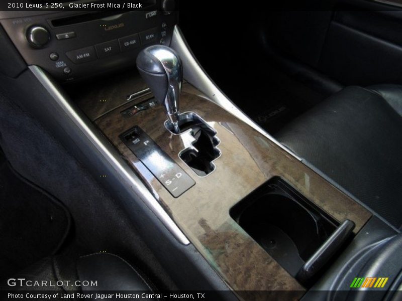 Glacier Frost Mica / Black 2010 Lexus IS 250