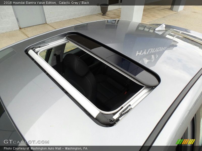 Galactic Gray / Black 2018 Hyundai Elantra Value Edition