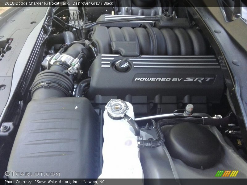 Destroyer Gray / Black 2018 Dodge Charger R/T Scat Pack
