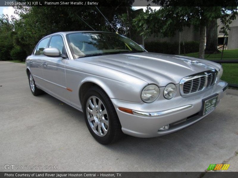 Platinum Silver Metallic / Barley 2005 Jaguar XJ XJ8 L