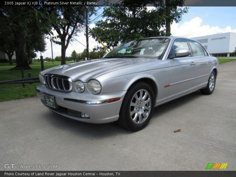 Platinum Silver Metallic / Barley 2005 Jaguar XJ XJ8 L