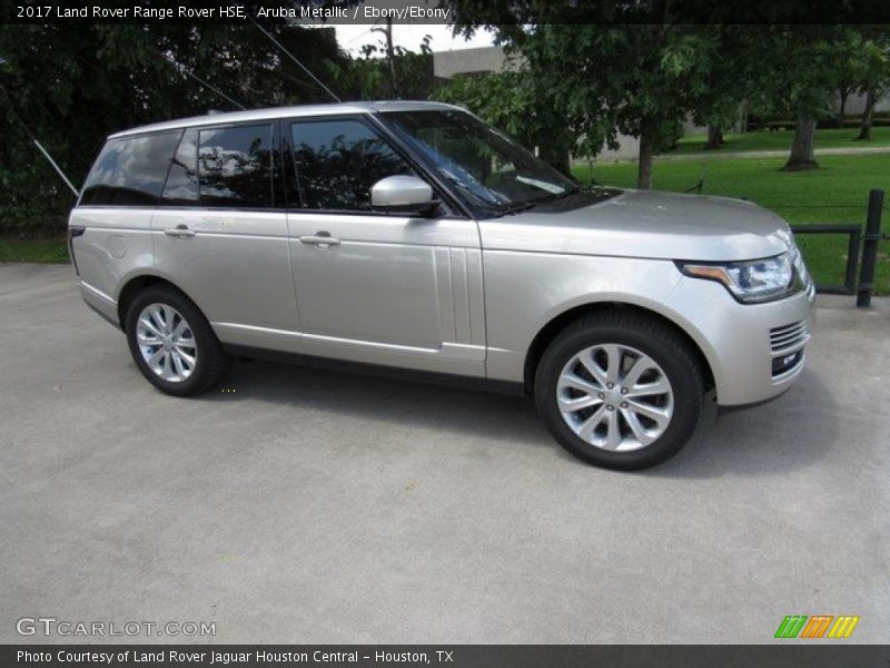 Aruba Metallic / Ebony/Ebony 2017 Land Rover Range Rover HSE