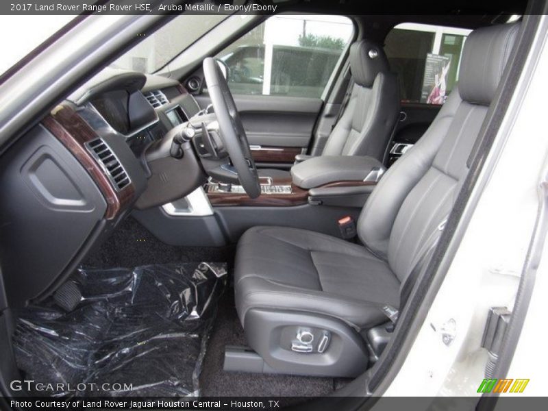 Aruba Metallic / Ebony/Ebony 2017 Land Rover Range Rover HSE