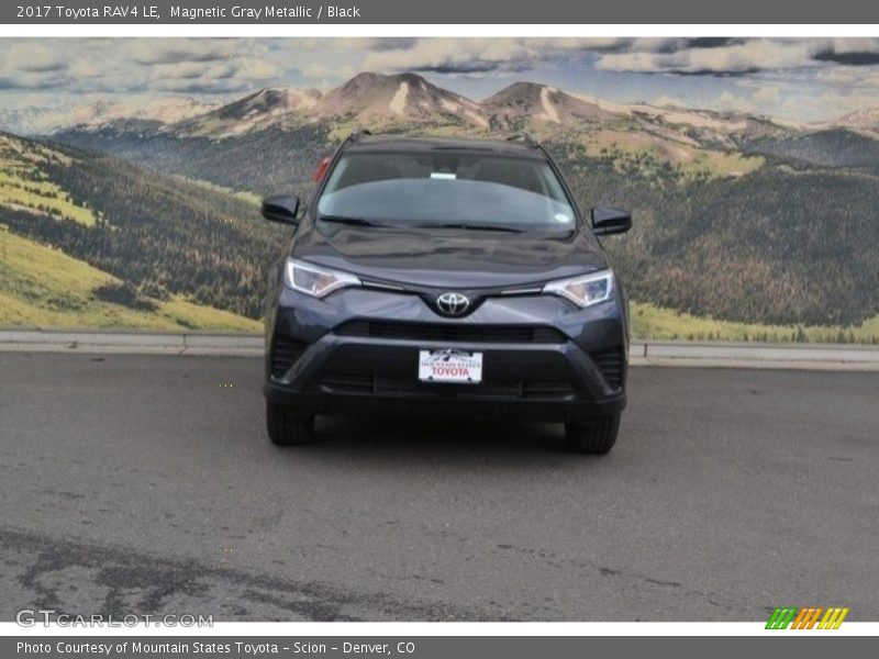 Magnetic Gray Metallic / Black 2017 Toyota RAV4 LE