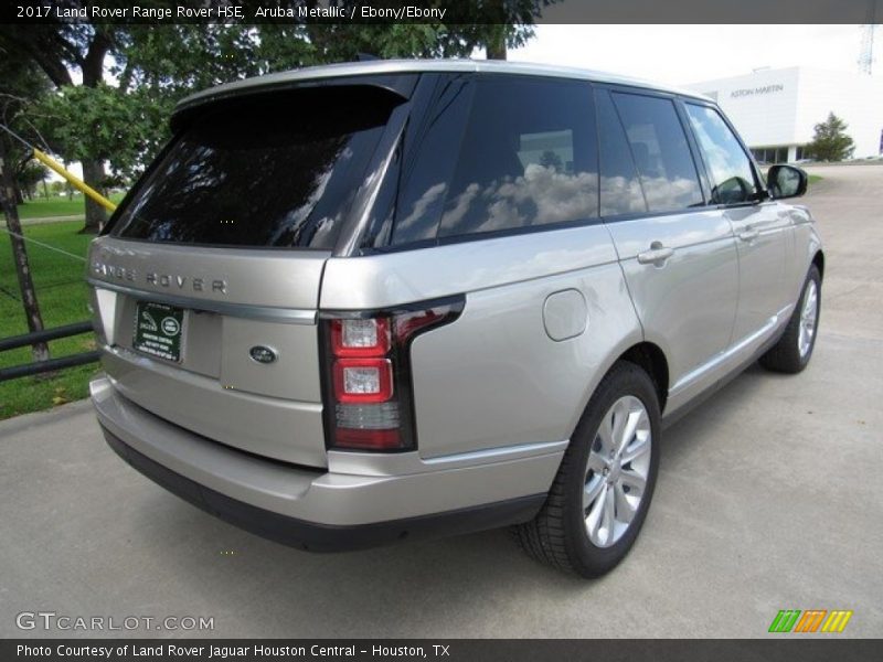 Aruba Metallic / Ebony/Ebony 2017 Land Rover Range Rover HSE