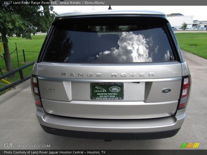 Aruba Metallic / Ebony/Ebony 2017 Land Rover Range Rover HSE
