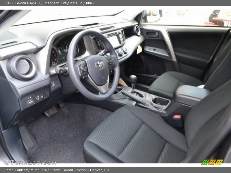 Magnetic Gray Metallic / Black 2017 Toyota RAV4 LE