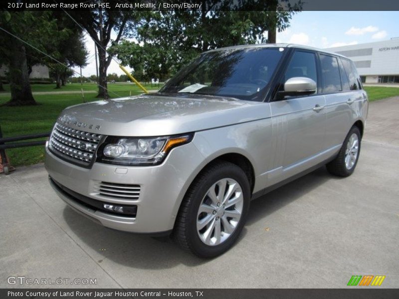 Aruba Metallic / Ebony/Ebony 2017 Land Rover Range Rover HSE