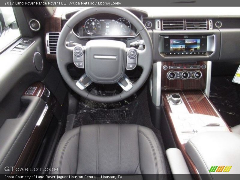 Aruba Metallic / Ebony/Ebony 2017 Land Rover Range Rover HSE