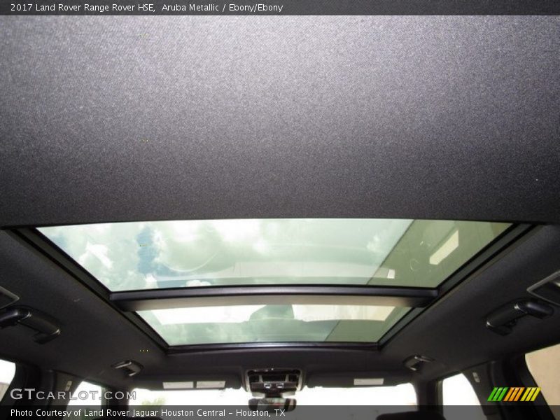 Aruba Metallic / Ebony/Ebony 2017 Land Rover Range Rover HSE
