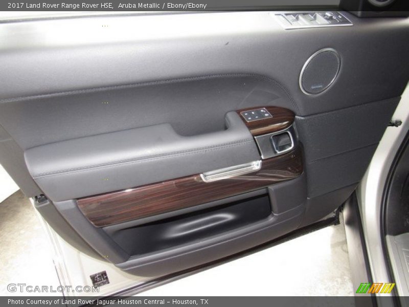 Aruba Metallic / Ebony/Ebony 2017 Land Rover Range Rover HSE