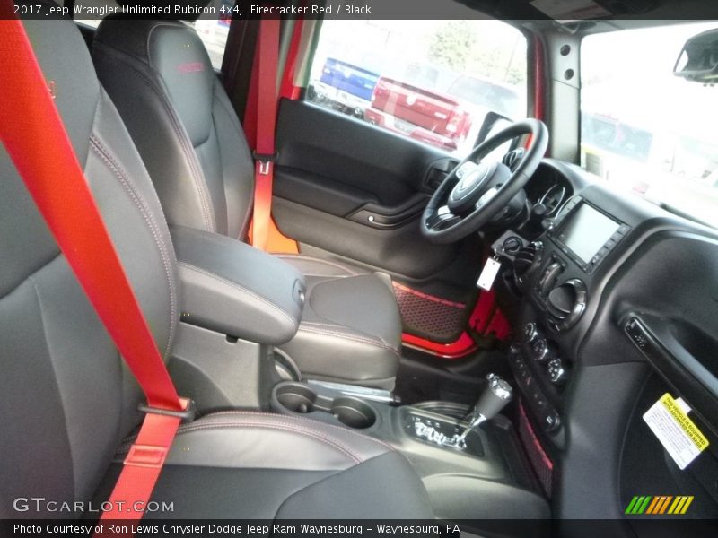 Firecracker Red / Black 2017 Jeep Wrangler Unlimited Rubicon 4x4