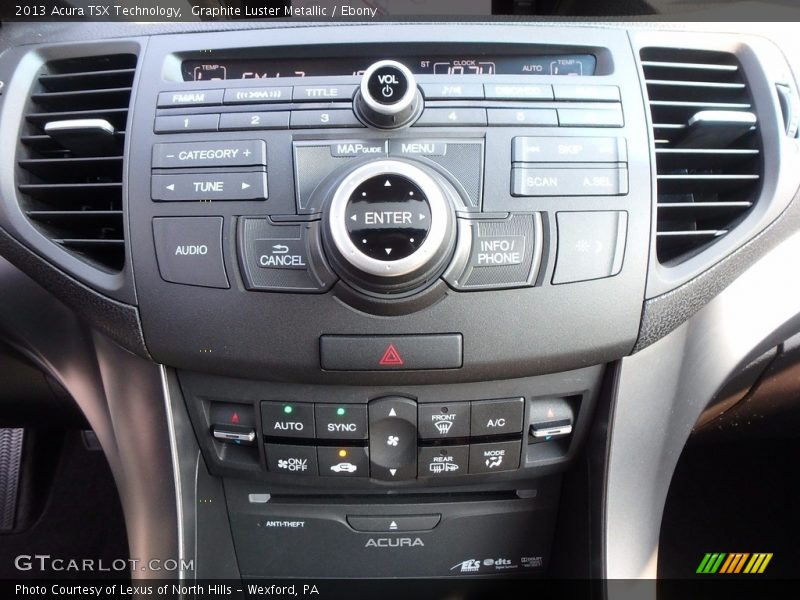 Graphite Luster Metallic / Ebony 2013 Acura TSX Technology