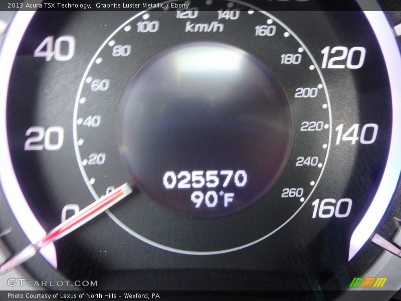 Graphite Luster Metallic / Ebony 2013 Acura TSX Technology