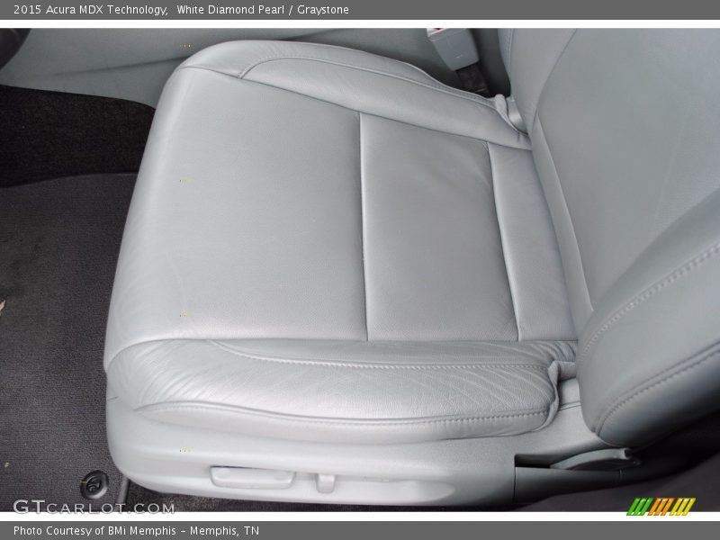 White Diamond Pearl / Graystone 2015 Acura MDX Technology