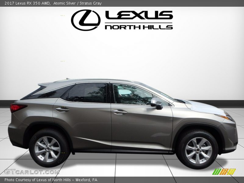 Atomic Silver / Stratus Gray 2017 Lexus RX 350 AWD
