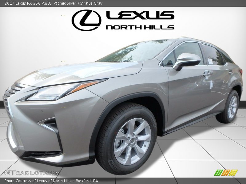 Atomic Silver / Stratus Gray 2017 Lexus RX 350 AWD