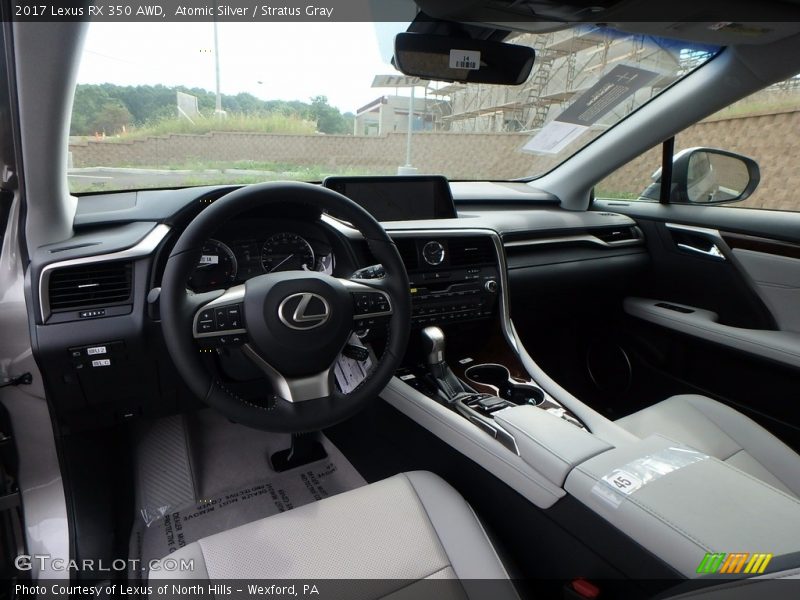 Atomic Silver / Stratus Gray 2017 Lexus RX 350 AWD