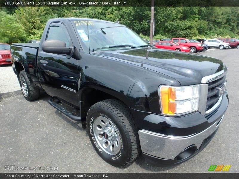 Onyx Black / Dark Titanium 2008 GMC Sierra 1500 Regular Cab 4x4