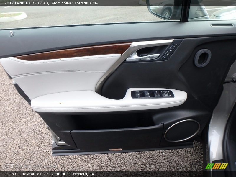 Atomic Silver / Stratus Gray 2017 Lexus RX 350 AWD