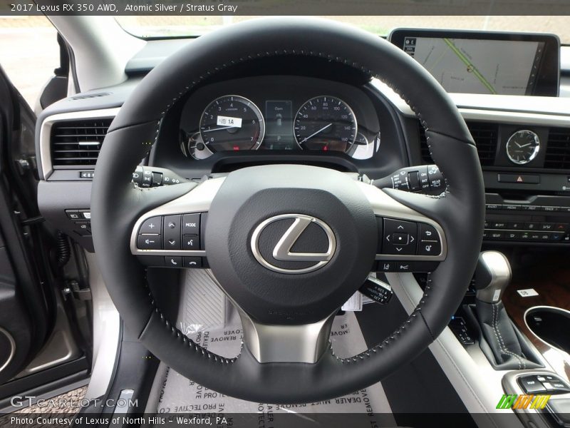 Atomic Silver / Stratus Gray 2017 Lexus RX 350 AWD