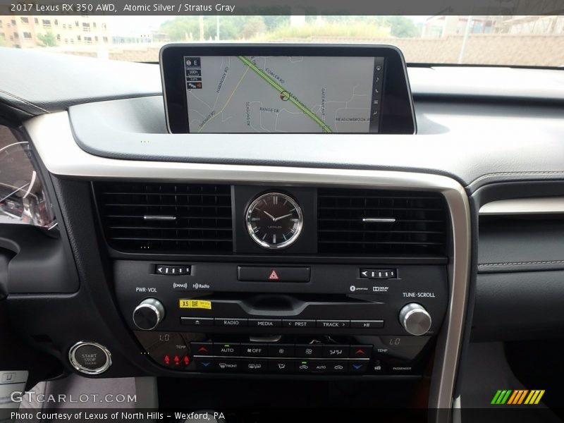 Atomic Silver / Stratus Gray 2017 Lexus RX 350 AWD