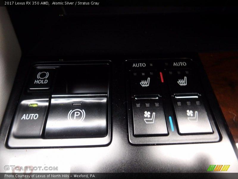 Atomic Silver / Stratus Gray 2017 Lexus RX 350 AWD