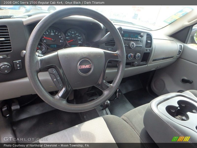 Onyx Black / Dark Titanium 2008 GMC Sierra 1500 Regular Cab 4x4