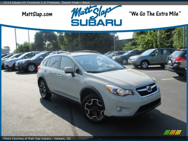 Desert Khaki / Black 2014 Subaru XV Crosstrek 2.0i Premium