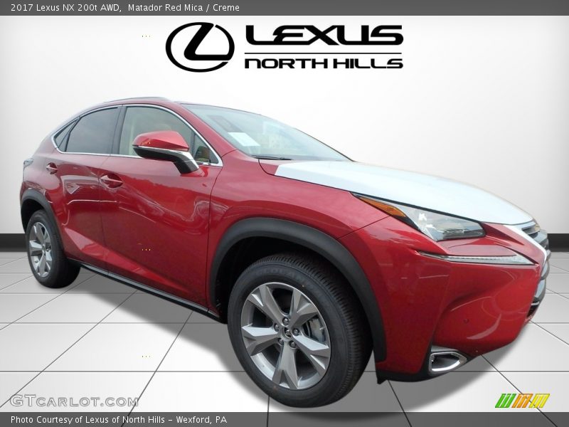 Matador Red Mica / Creme 2017 Lexus NX 200t AWD