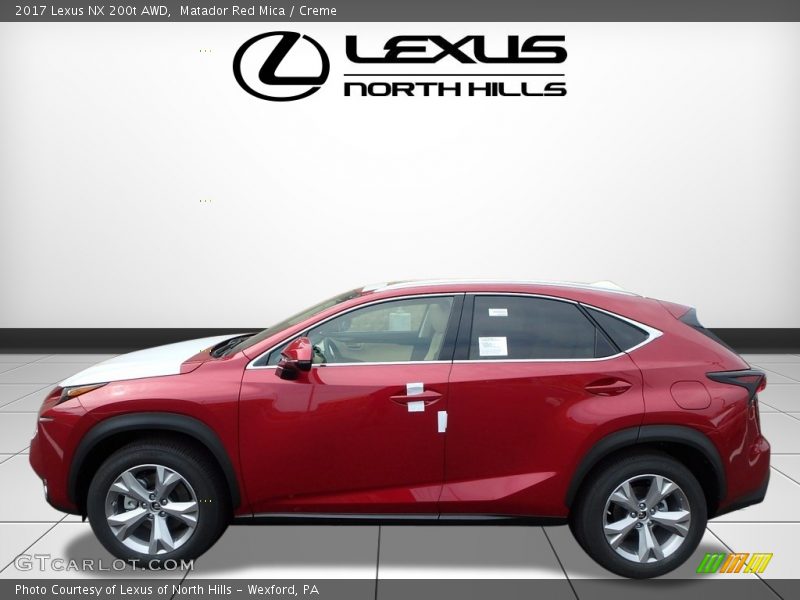 Matador Red Mica / Creme 2017 Lexus NX 200t AWD