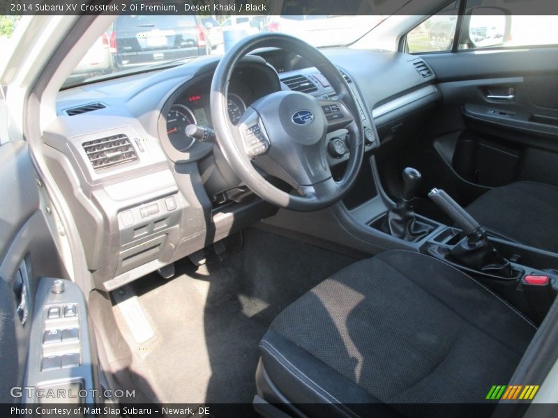 Desert Khaki / Black 2014 Subaru XV Crosstrek 2.0i Premium