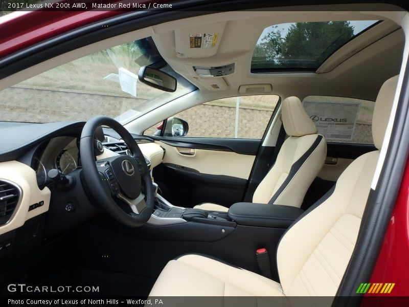 Matador Red Mica / Creme 2017 Lexus NX 200t AWD