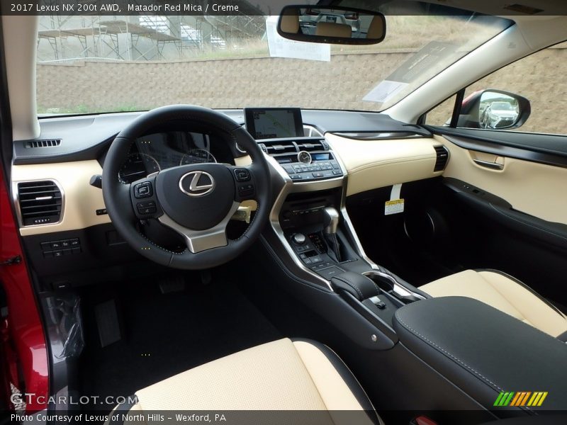 Matador Red Mica / Creme 2017 Lexus NX 200t AWD